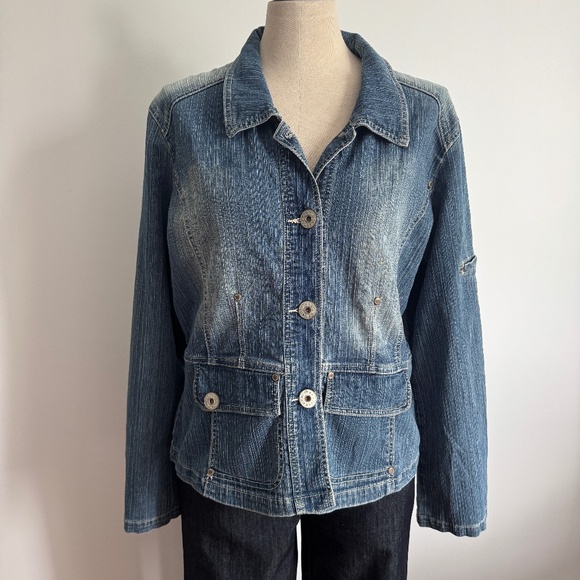 Terra Nostra Jeans - Light Blue Jeans Jacket - Picture 2 of 8